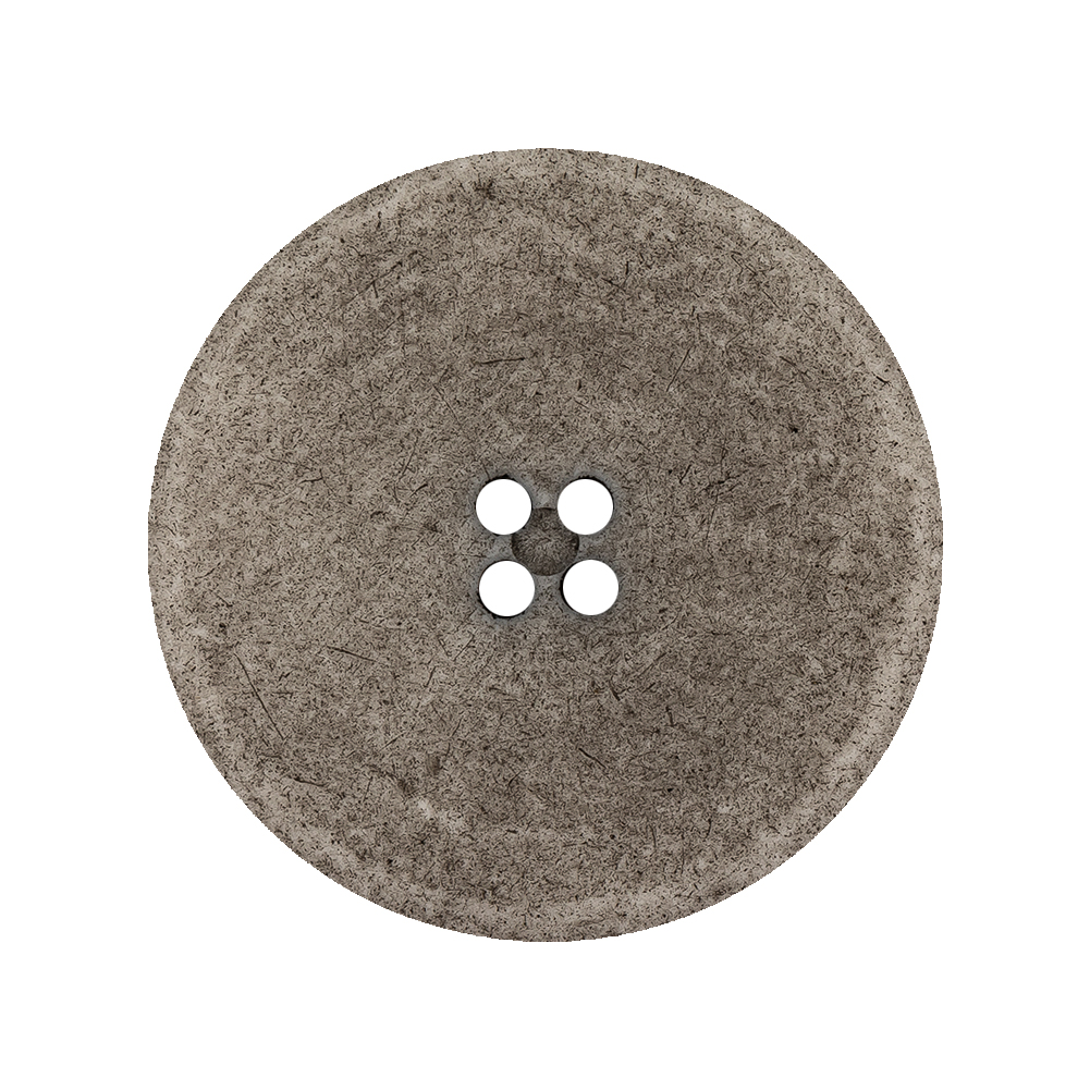 Italian Matte White and Gray Speckled 4-Hole Jacket Button – 44L/28mm Italian Matte White and Gray Speckled 4-Hole Jacket Button – 44L/28mm