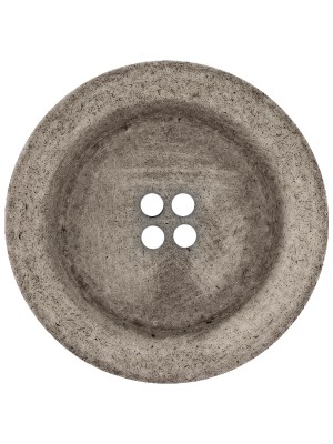 Italian Matte White and Gray Speckled 4-Hole Jacket Button – 44L/28mm Italian Matte White and Gray Speckled 4-Hole Jacket Button – 44L/28mm