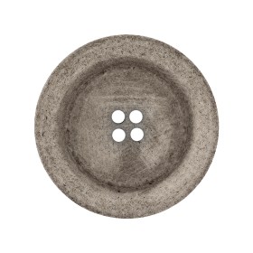 Italian Matte White and Gray Speckled 4-Hole Jacket Button – 44L/28mm Italian Matte White and Gray Speckled 4-Hole Jacket Button – 44L/28mm