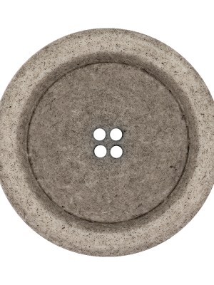Italian Matte White and Gray Speckled 4-Hole Jacket Button – 54L/34mm Italian Matte White and Gray Speckled 4-Hole Jacket Button – 54L/34mm