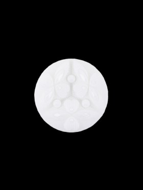 Italian Sugar Swizzle Floral Molded Shank Back Nylon Button – 24L/15mm Italian Sugar Swizzle Floral Molded Shank Back Nylon Button – 24L/15mm