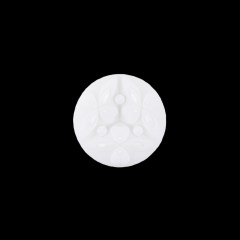 Italian Sugar Swizzle Floral Molded Shank Back Nylon Button – 24L/15mm Italian Sugar Swizzle Floral Molded Shank Back Nylon Button – 24L/15mm