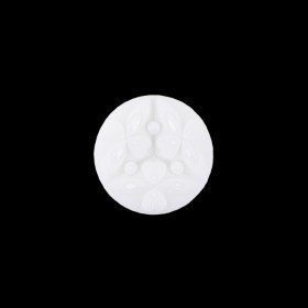 Italian Sugar Swizzle Floral Molded Shank Back Nylon Button – 24L/15mm Italian Sugar Swizzle Floral Molded Shank Back Nylon Button – 24L/15mm