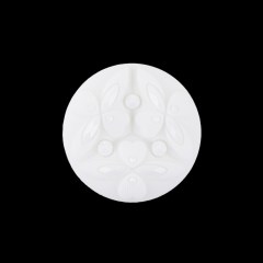 Italian Sugar Swizzle Floral Molded Shank Back Nylon Button – 36L/23mm Italian Sugar Swizzle Floral Molded Shank Back Nylon Button – 36L/23mm