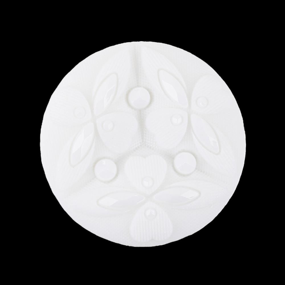 Italian Sugar Swizzle Floral Molded Shank Back Nylon Button – 44L/28mm Italian Sugar Swizzle Floral Molded Shank Back Nylon Button – 44L/28mm