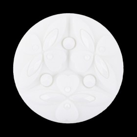 Italian Sugar Swizzle Floral Molded Shank Back Nylon Button – 54L/34mm Italian Sugar Swizzle Floral Molded Shank Back Nylon Button – 54L/34mm