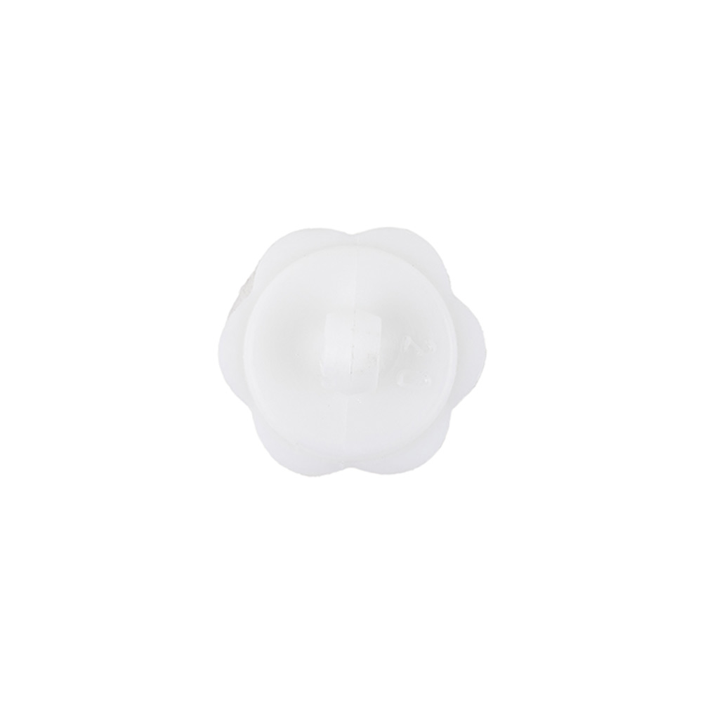Italian White Floral and Geometric Shank Back Nylon Button – 24L/15mm Italian White Floral and Geometric Shank Back Nylon Button – 24L/15mm