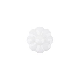 Italian White Faceted Shank Back Flower Button – 20L/12.5mm Italian White Faceted Shank Back Flower Button – 20L/12.5mm