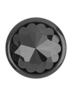 Italian Black Faceted Metal Look Self Back Button – 40L/25.5mm Italian Black Faceted Metal Look Self Back Button – 40L/25.5mm