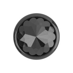 Italian Black Faceted Metal Look Self Back Button – 40L/25.5mm Italian Black Faceted Metal Look Self Back Button – 40L/25.5mm