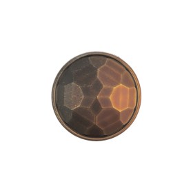 Italian Matte Bronze Faceted Metal Look Shank Back Button – 32L/20mm Italian Matte Bronze Faceted Metal Look Shank Back Button – 32L/20mm