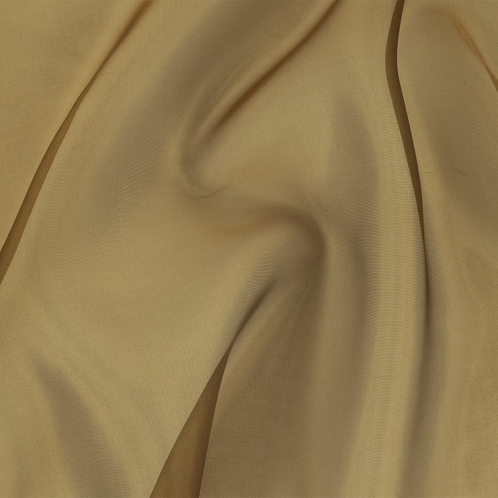 Golden Olive Polyester Organza Golden Olive Polyester Organza