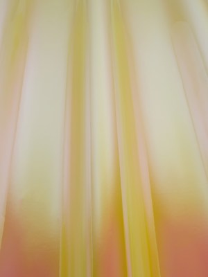 Iridescent Vinyl with Fabric Backing – Pink and Yellow – Kiki Collection Iridescent Vinyl with Fabric Backing – Pink and Yellow – Kiki Collection