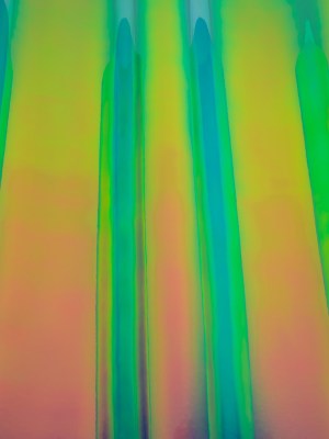 Iridescent Vinyl with Fabric Backing – Rainbow – Kiki Collection Iridescent Vinyl with Fabric Backing – Rainbow – Kiki Collection
