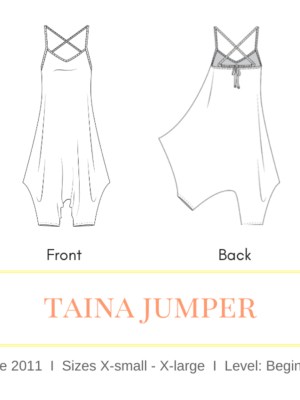 Taina Jumpsuit Sirena Sewing Pattern Taina Jumpsuit Sirena Sewing Pattern