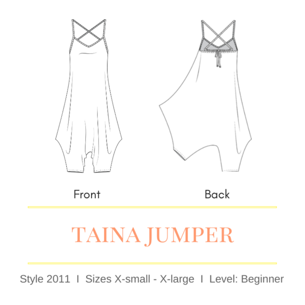 Taina Jumpsuit Sirena Sewing Pattern Taina Jumpsuit Sirena Sewing Pattern