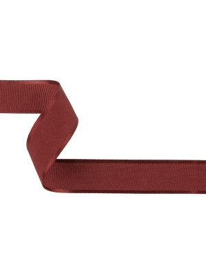 Wine Grosgrain Ribbon with Satin Borders – 1″ Wine Grosgrain Ribbon with Satin Borders – 1″