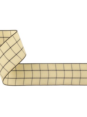 Black and Ethereal Green Windowpane Check Woven Ribbon – 1.5″ Black and Ethereal Green Windowpane Check Woven Ribbon – 1.5″