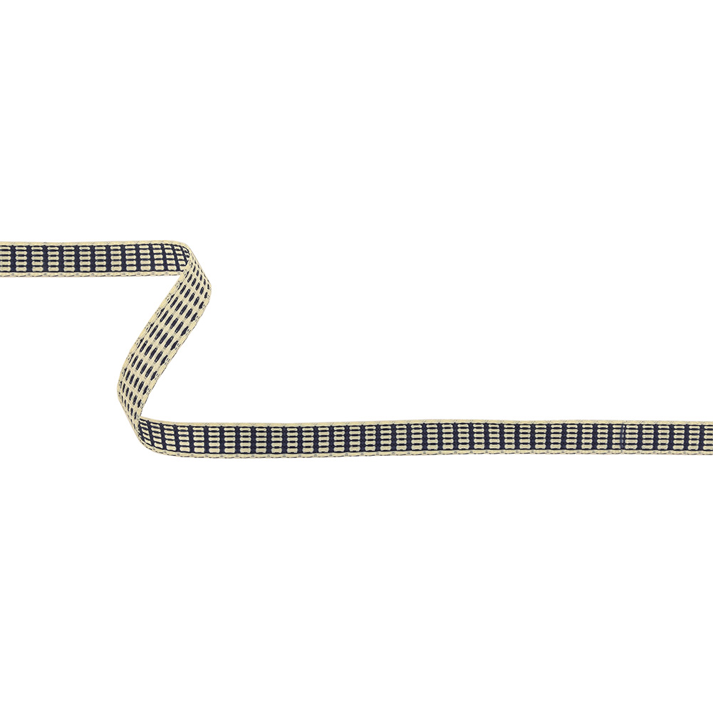 Blue Ribbon and Icicle Rectangles Jacquard Ribbon – 0.375″ Blue Ribbon and Icicle Rectangles Jacquard Ribbon – 0.375″