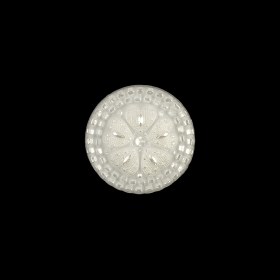 Italian White and Silver Tint Textured Shank Back Button – 24L/15mm Italian White and Silver Tint Textured Shank Back Button – 24L/15mm