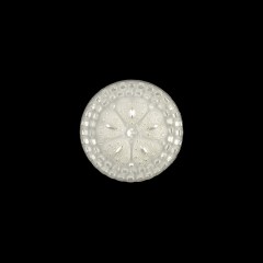 Italian White and Silver Tint Textured Shank Back Button – 24L/15mm Italian White and Silver Tint Textured Shank Back Button – 24L/15mm