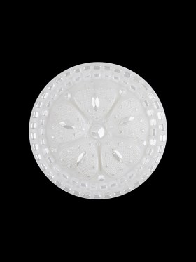 Italian White and Silver Tint Textured Shank Back Button – 36L/23mm Italian White and Silver Tint Textured Shank Back Button – 36L/23mm