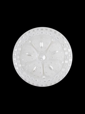 Italian White and Silver Tint Textured Shank Back Button – 36L/23mm Italian White and Silver Tint Textured Shank Back Button – 36L/23mm