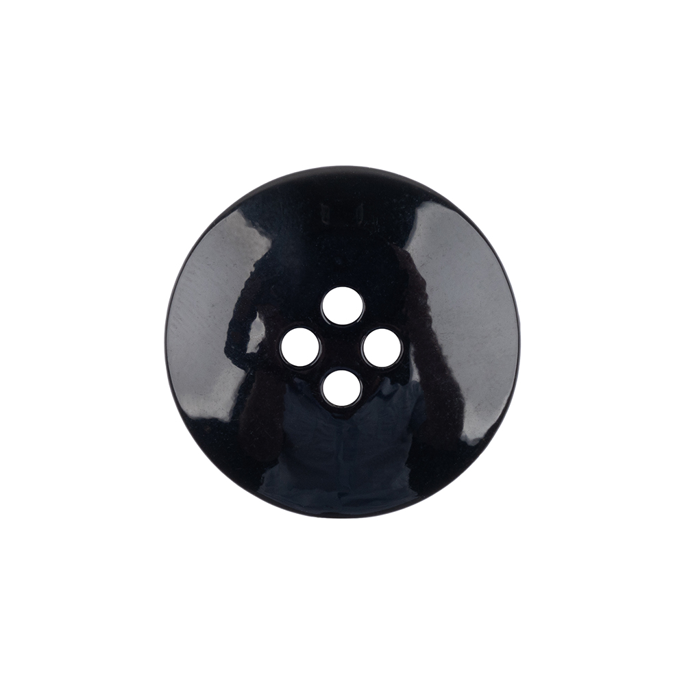 Black Shallow Plate 4-Hole Plastic Suit Button – 35L/22mm Black Shallow Plate 4-Hole Plastic Suit Button – 35L/22mm
