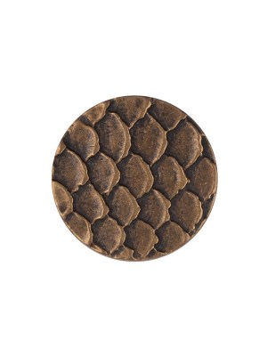 Italian Bronze Scales Shank Back Metal Button – 32L/20mm Italian Bronze Scales Shank Back Metal Button – 32L/20mm