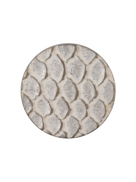 Italian Silver Brass Scales Shank Back Metal Button – 36L/23mm Italian Silver Brass Scales Shank Back Metal Button – 36L/23mm