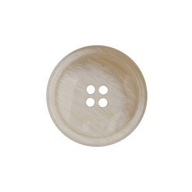 Turtledove and Kelp Striated 4-Hole Plastic Jacket Button – 36L/23mm Turtledove and Kelp Striated 4-Hole Plastic Jacket Button – 36L/23mm