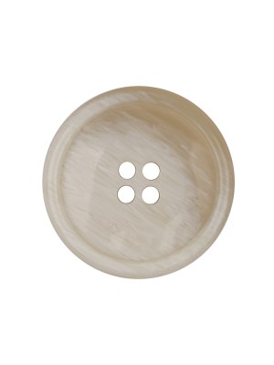 Turtledove and Kelp Striated 4-Hole Plastic Jacket Button – 36L/23mm Turtledove and Kelp Striated 4-Hole Plastic Jacket Button – 36L/23mm