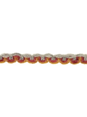 Mustard, Magenta, and Gray Chenille Wavy Braided Trim – 0.5″ Mustard, Magenta, and Gray Chenille Wavy Braided Trim – 0.5″