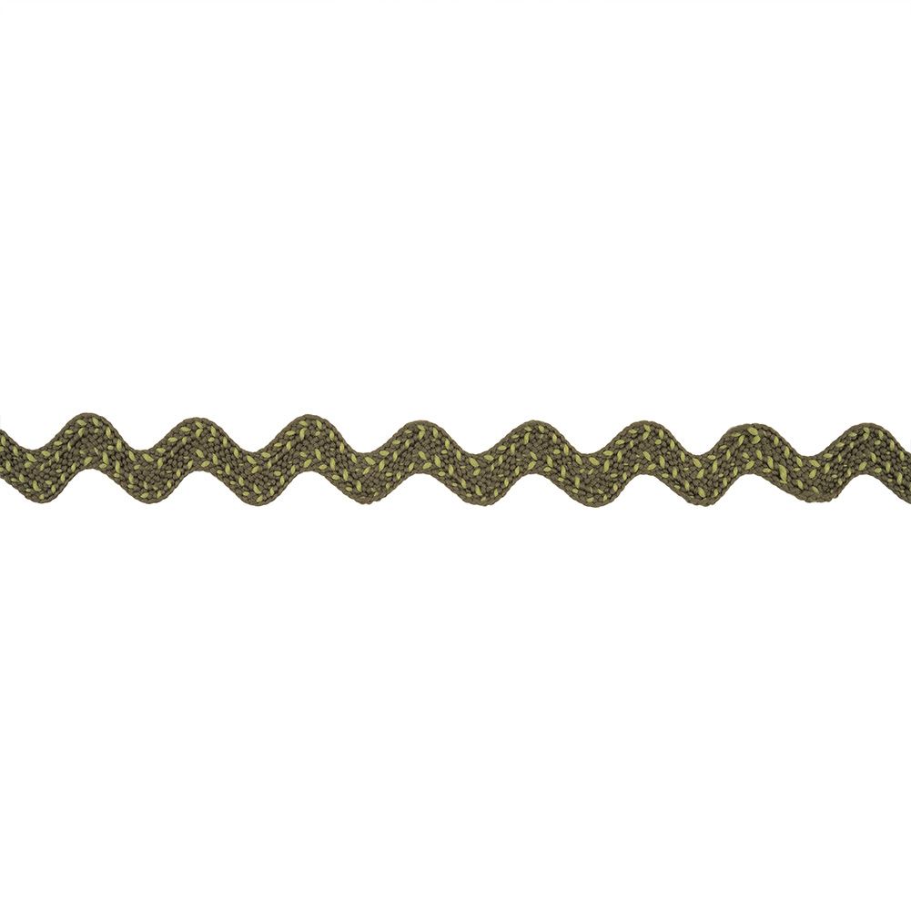 Grayish Green Two-Tone Ric Rac Braid – 0.75″ Grayish Green Two-Tone Ric Rac Braid – 0.75″