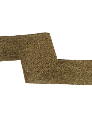 Metallic Gold and Black Crisp Woven Ribbon – 1.375″ Metallic Gold and Black Crisp Woven Ribbon – 1.375″