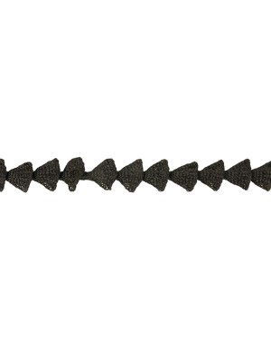 Black Triangles Braided Trim – 0.5″ Black Triangles Braided Trim – 0.5″