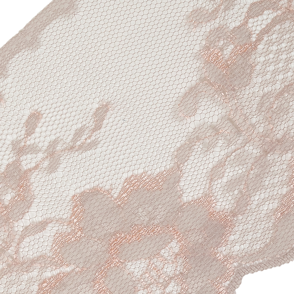 Beige and Rose Floral Lace Trimming – 4″ Beige and Rose Floral Lace Trimming – 4″