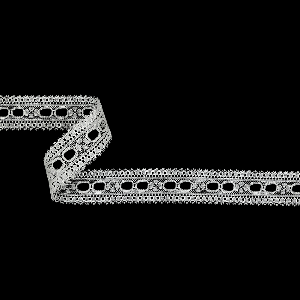 White Classical Lace Trimming – 1″ White Classical Lace Trimming – 1″