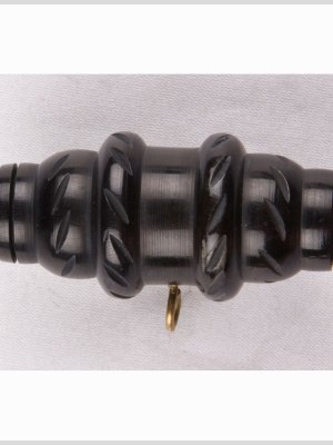 Black Intricate Horn Shank Back Toggle – 80L/50.8mm Black Intricate Horn Shank Back Toggle – 80L/50.8mm