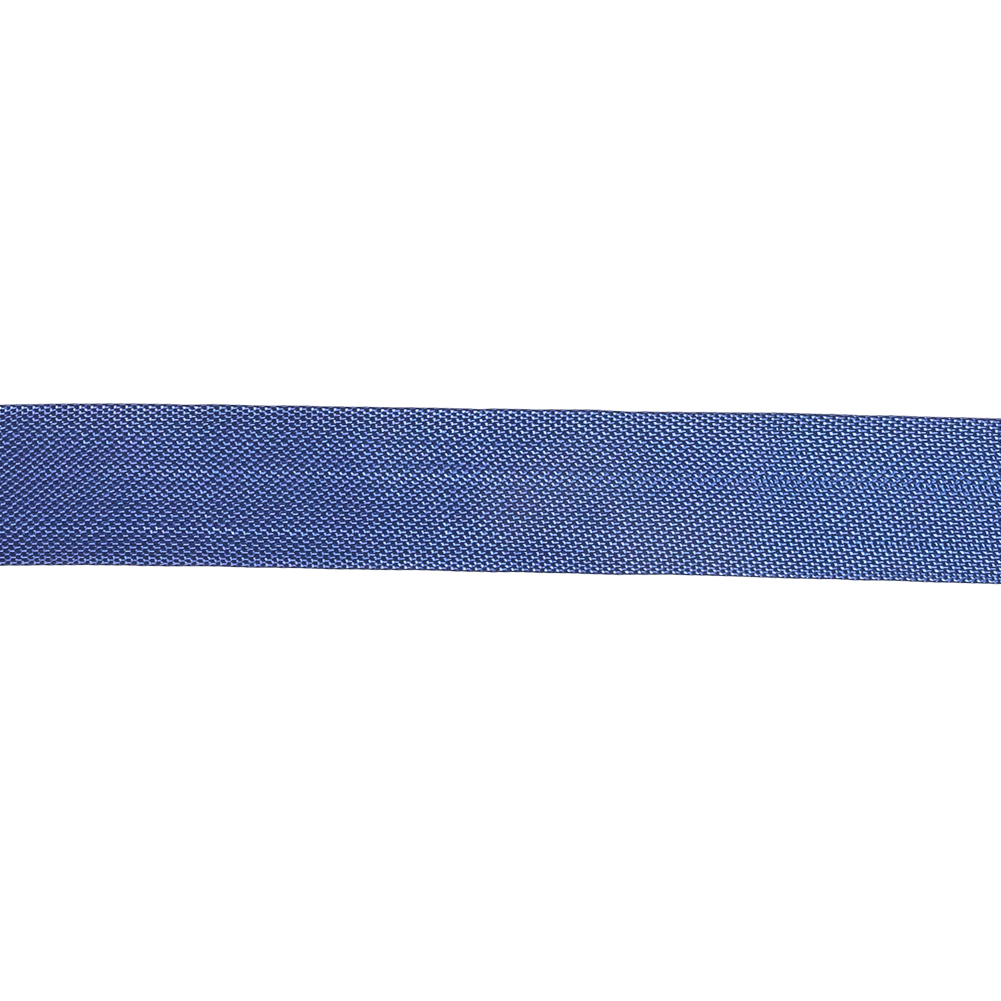 Cobalt Woven Edge Rayon Seam Binding - 0.5"