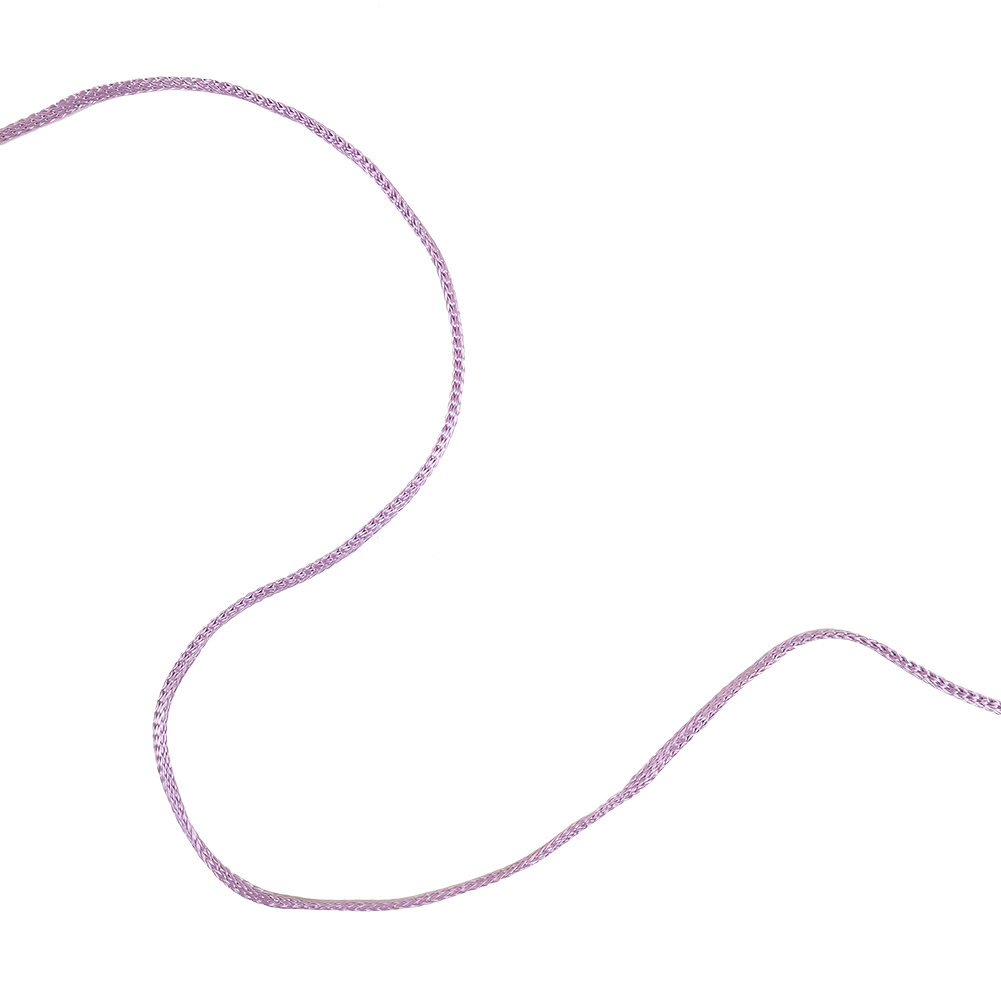 Violet Tulle Luminous Braided Rayon Cord – 0.125″ Violet Tulle Luminous Braided Rayon Cord – 0.125″