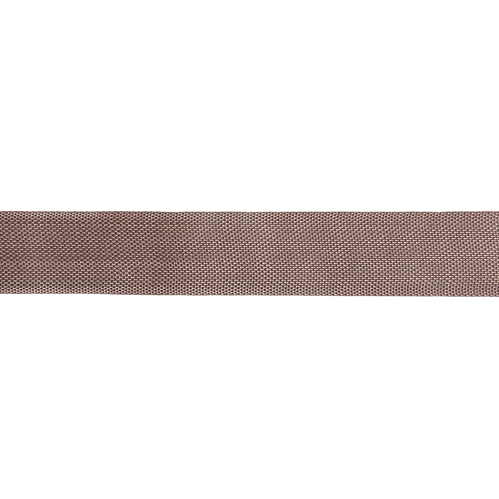 Dusty Mauve Woven Edge Rayon Seam Binding - 0.5"