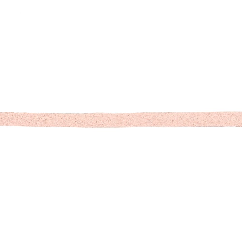 Baby Pink Faux Suede Trim - 0.25"