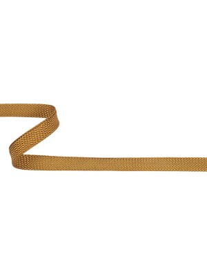 Corn Gold Luminous Braided Foldover Trim – 0.5″ Corn Gold Luminous Braided Foldover Trim – 0.5″