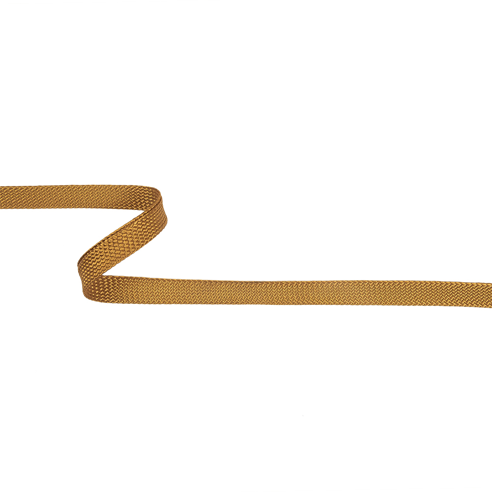 Corn Gold Luminous Braided Foldover Trim – 0.5″ Corn Gold Luminous Braided Foldover Trim – 0.5″