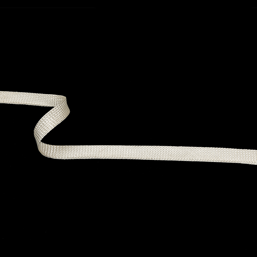 Sea Salt Luminous Rayon Braided Foldover Trim – 0.5″ Sea Salt Luminous Rayon Braided Foldover Trim – 0.5″