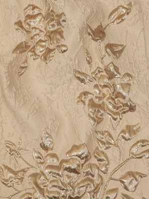 Metallic Gold and Beige Roses and Leaves Luxury Brocade Metallic Gold and Beige Roses and Leaves Luxury Brocade