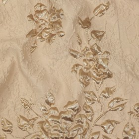 Metallic Gold and Beige Roses and Leaves Luxury Brocade Metallic Gold and Beige Roses and Leaves Luxury Brocade