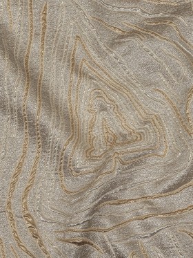 Metallic Silver, Gold and Beige Contour Lines Luxury Brocade Metallic Silver, Gold and Beige Contour Lines Luxury Brocade