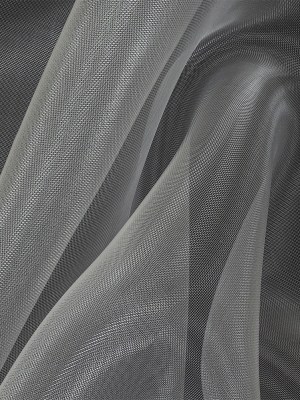 Stiff Mesh-Like Polyester Organza – White – Iris Collection Stiff Mesh-Like Polyester Organza – White – Iris Collection